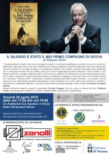 IL SILENZIO È STATO IL MIO PRIMO COMPAGNO DI GIOCHI